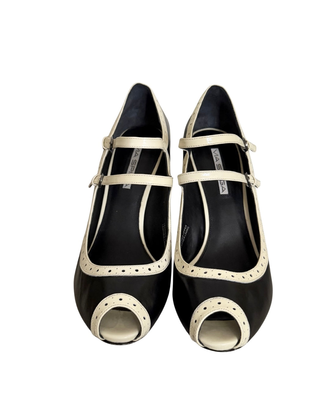 Via Spiga Vintage Black Heels