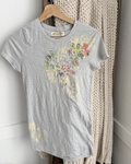 J.Crew Gray Print T-shirt - Size S