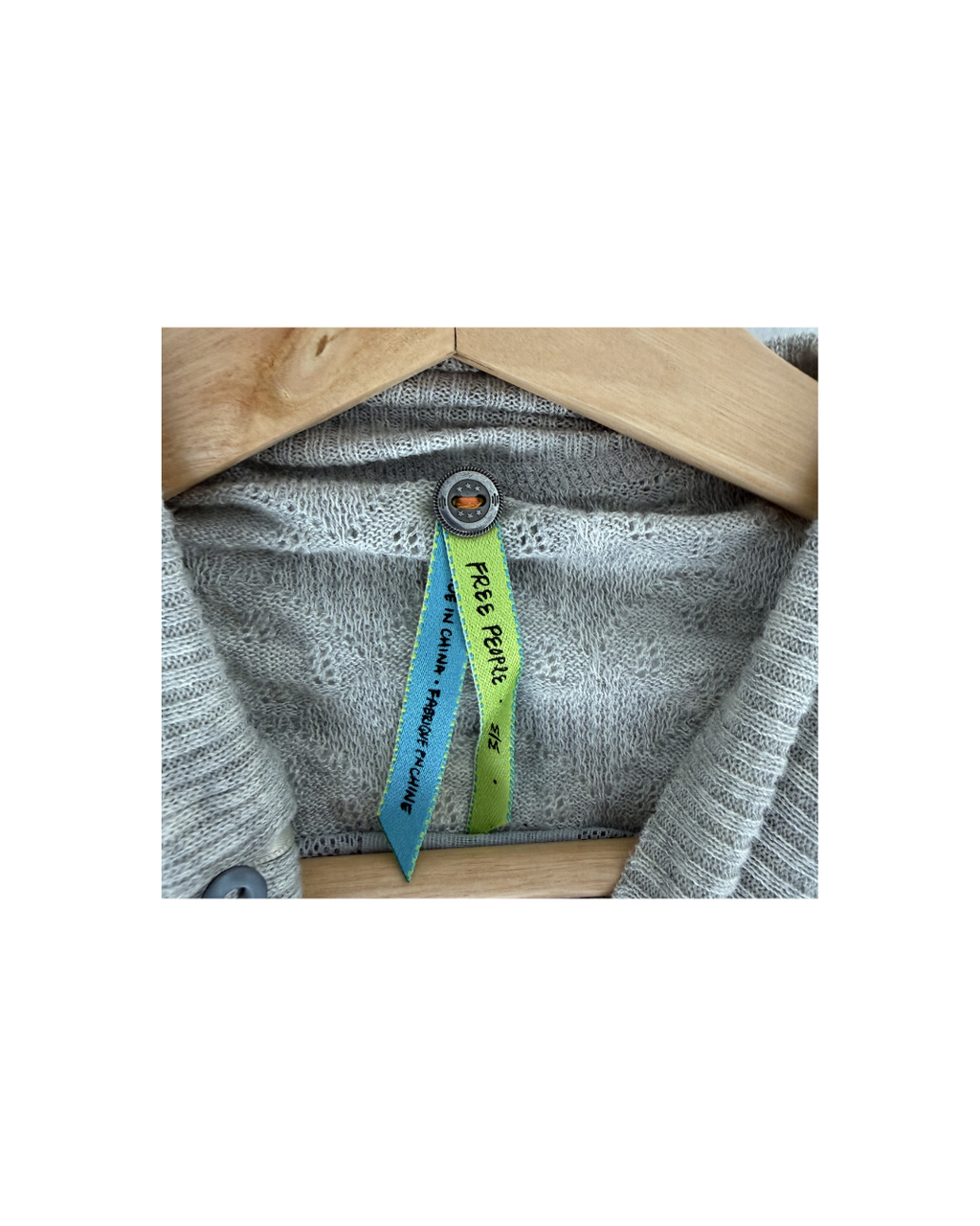 Free People Gray Turtleneck - Size M