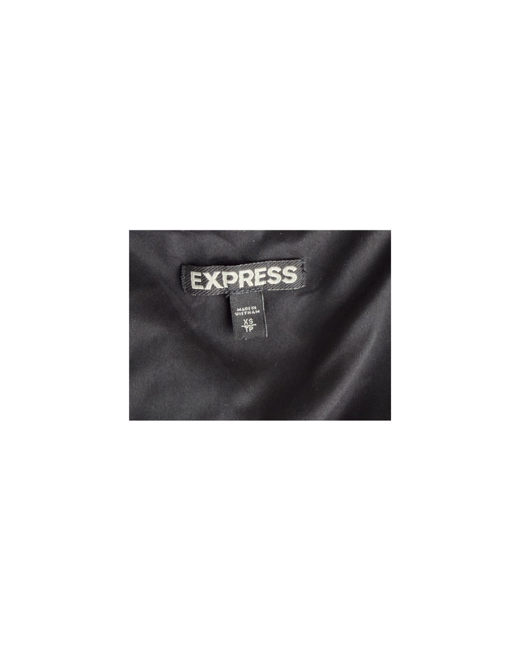 Express Black and Red Floral Dress - Size XS
