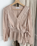 Blush Dressy Blouse - Size L