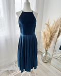 Chelsea28 Teal Velvet Dress - Size M