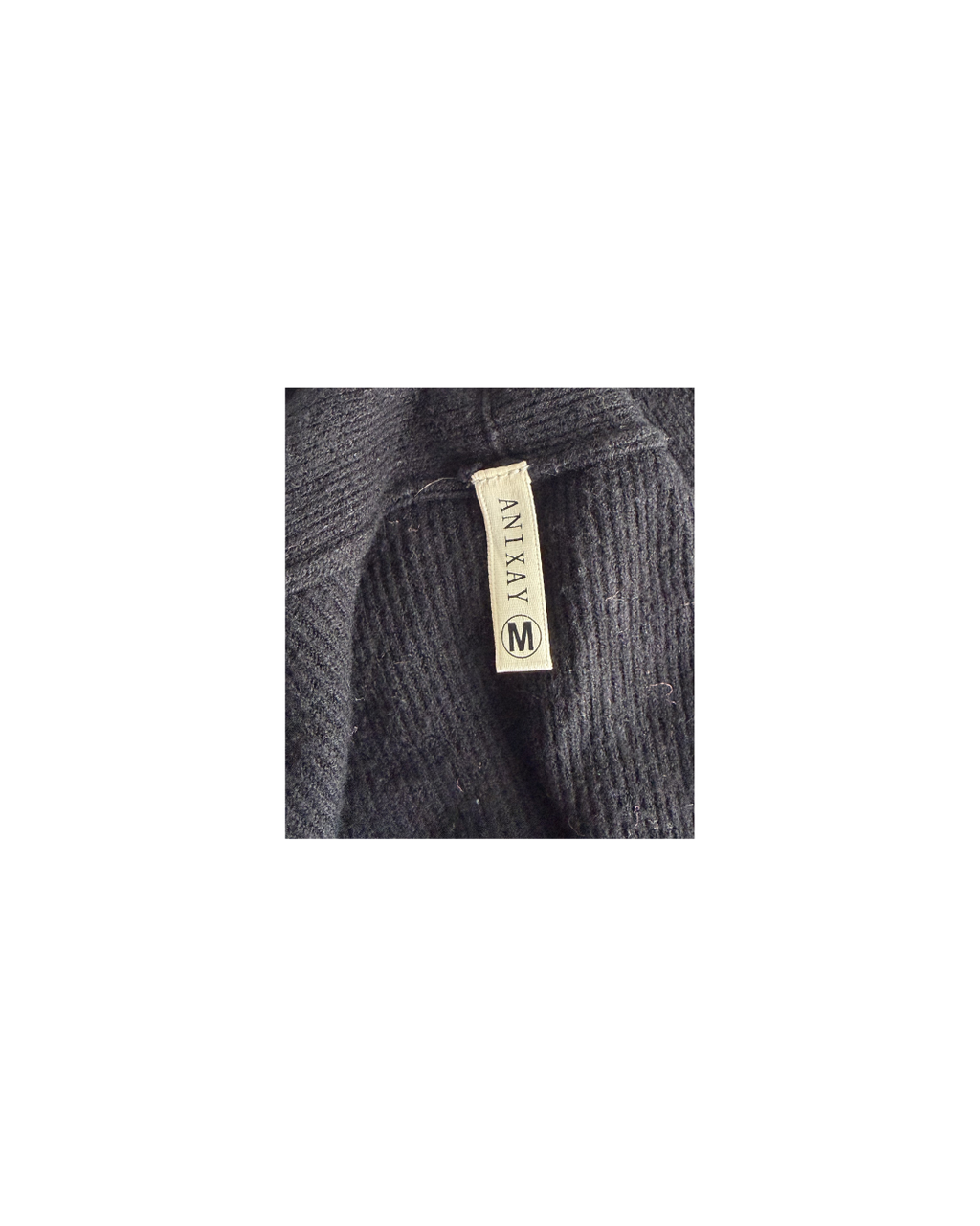Black Knit Cardigan - Size M