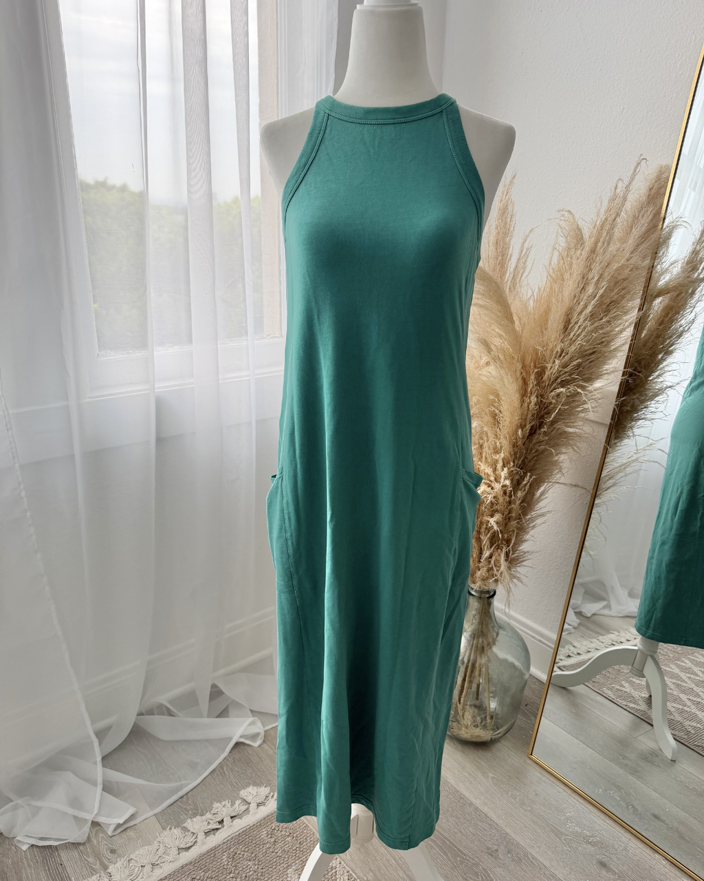 BP. Teal Midi Length Dress - Size M