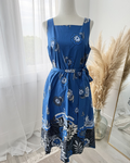 Ann Taylor Blue Floral Print Dress - Size 4 Petite