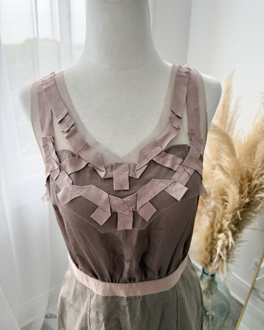 Ann Taylor Loft Taupe Dress - Size 6