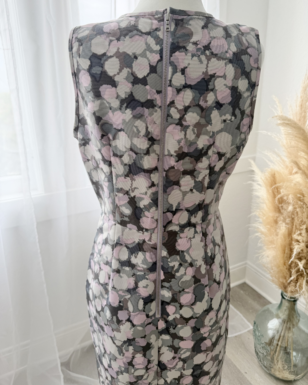 Ann Taylor Loft Purple Print Dress - Size 6