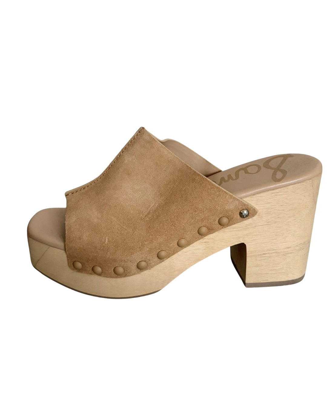 Sam Edelman Beige Mule Heels