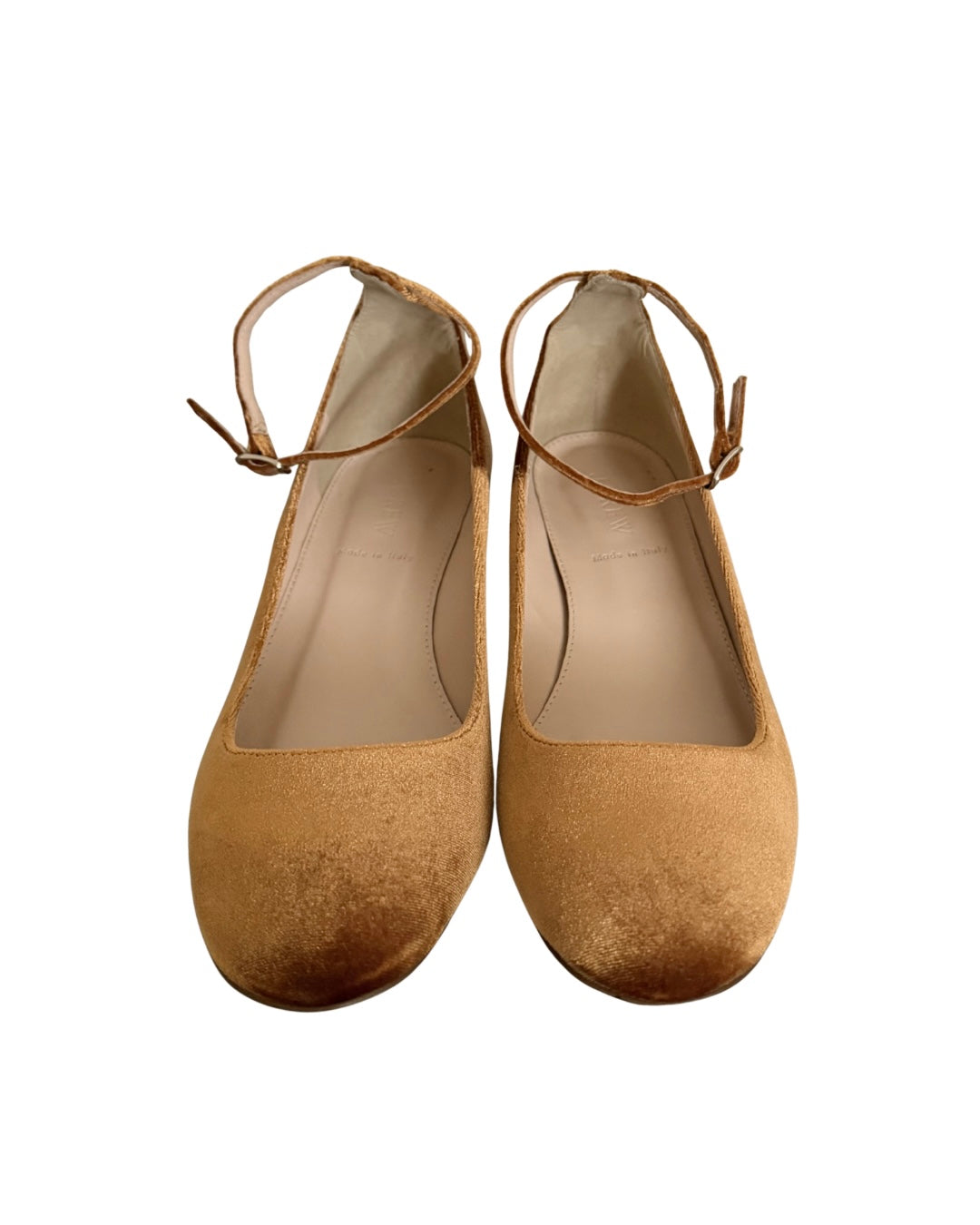 J.Crew Velvet Kitten Heels