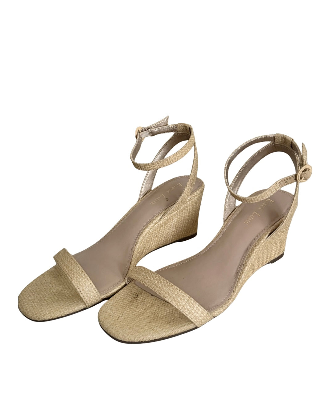 Essex Lane Beige Wedge Pump