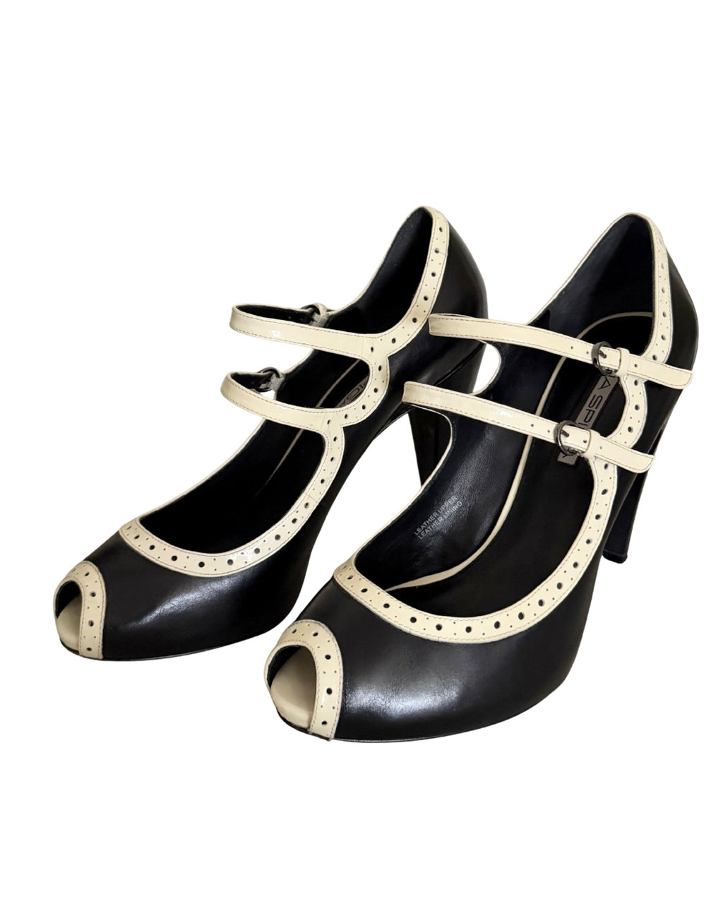 Via Spiga Vintage Black Heels - Size 8.5